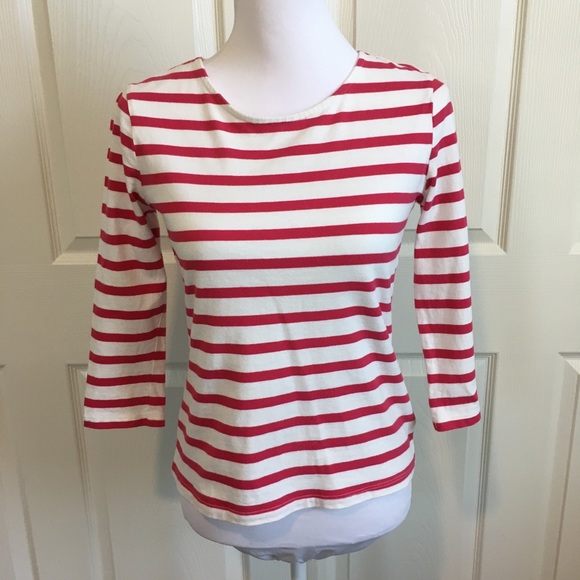 Maison Jules Women's Striped Polo Dress  Pink Size XL